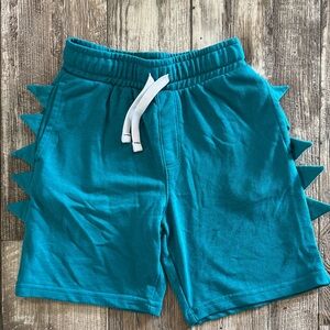365KIDS Kids Teal 🦖 Dino 🦕 Spike Drawstring ShortS, Size 8
